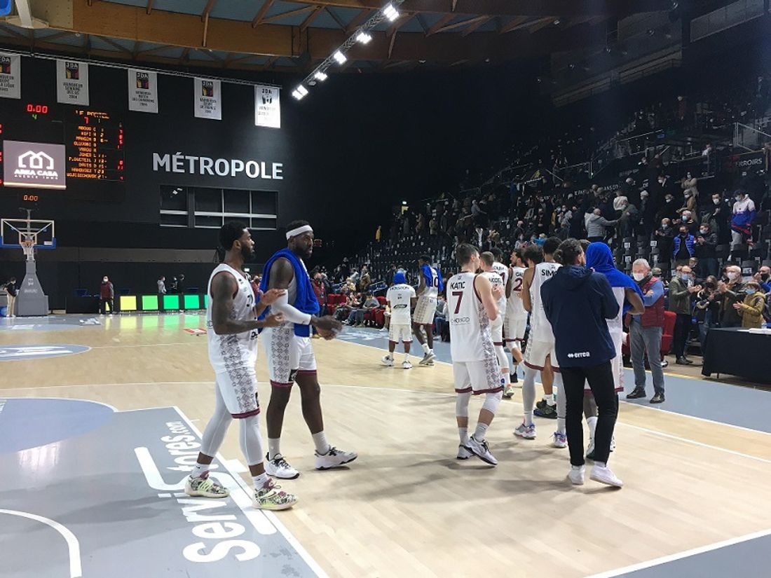 Les joueurs de la JDA se sont imposés ce dimanche soir au palais des sports face au Portel